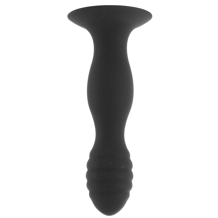 Silicone Ribbed Anal Stud Probe