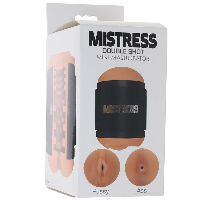 Mistress Double Shot Mini Masturbator in Light