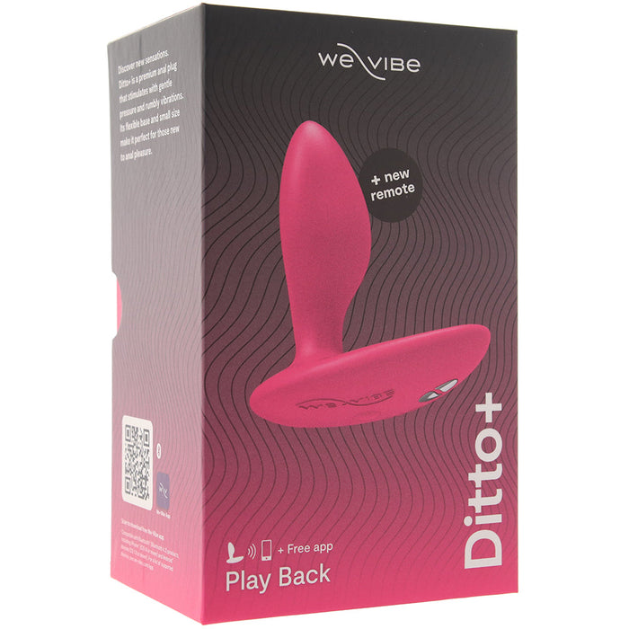 We-Vibe Ditto+ Vibrating Anal Plug in Pink