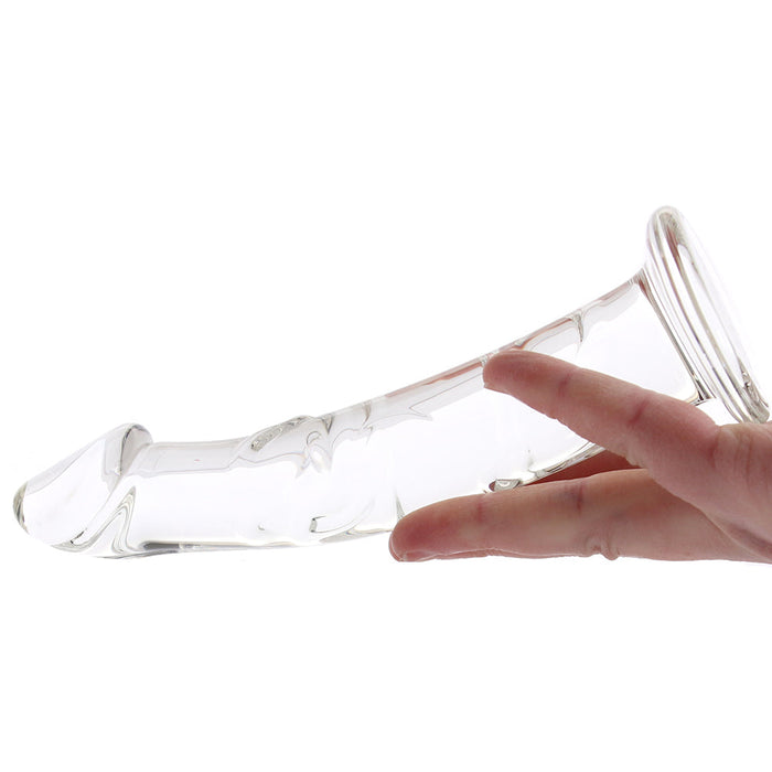 Pleasure Crystals 7 Inch Glass Dildo