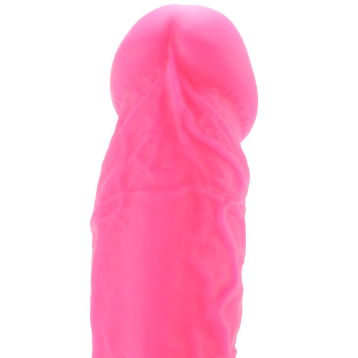 Colours 8" Dual Density Silicone Dildo in Pink