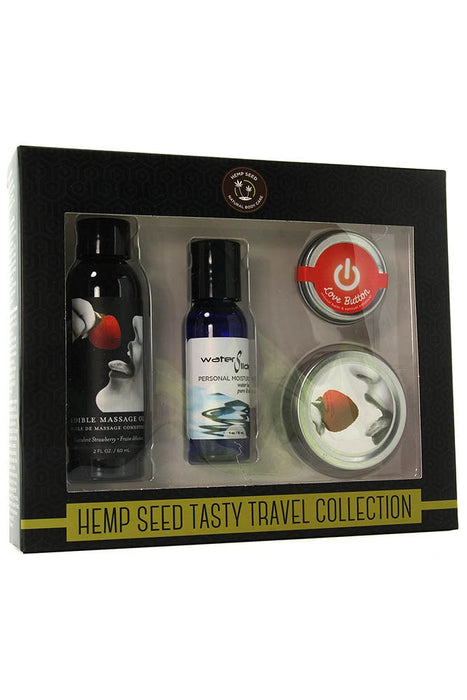 Hemp Seed Tasty Travel Set in Strawberry