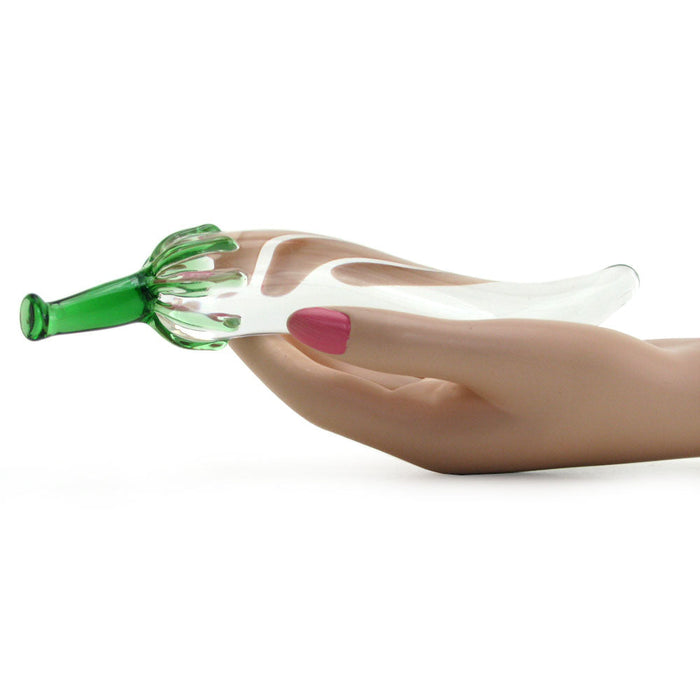 Glass Naturals Chili Pepper Glass Dildo