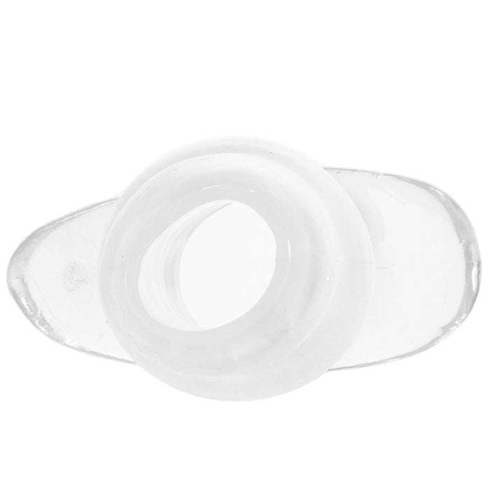 Master Series Clear View Hollow Anal Plug in M