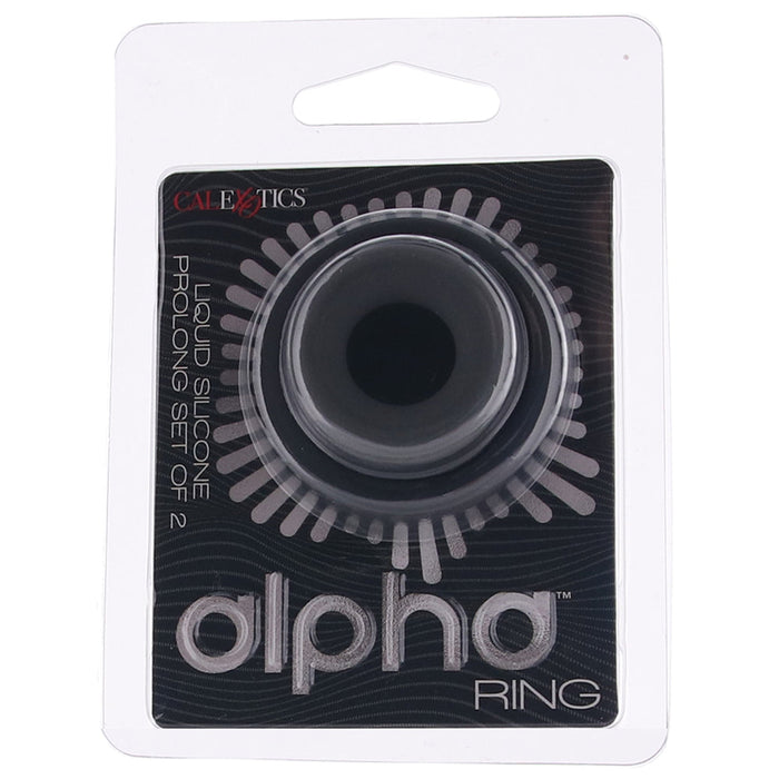 Alpha Ring Prolong Set Of 2 Cock Rings