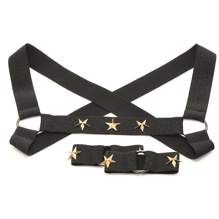 Master Series Rave Harness Elastic Chest Harness /M