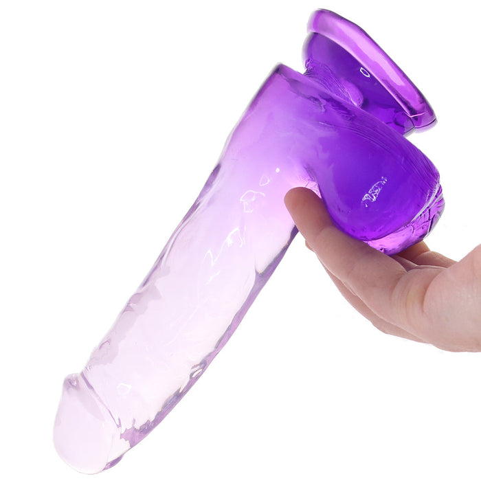 King Cock 6 Inch Ballsy Dildo in Purple