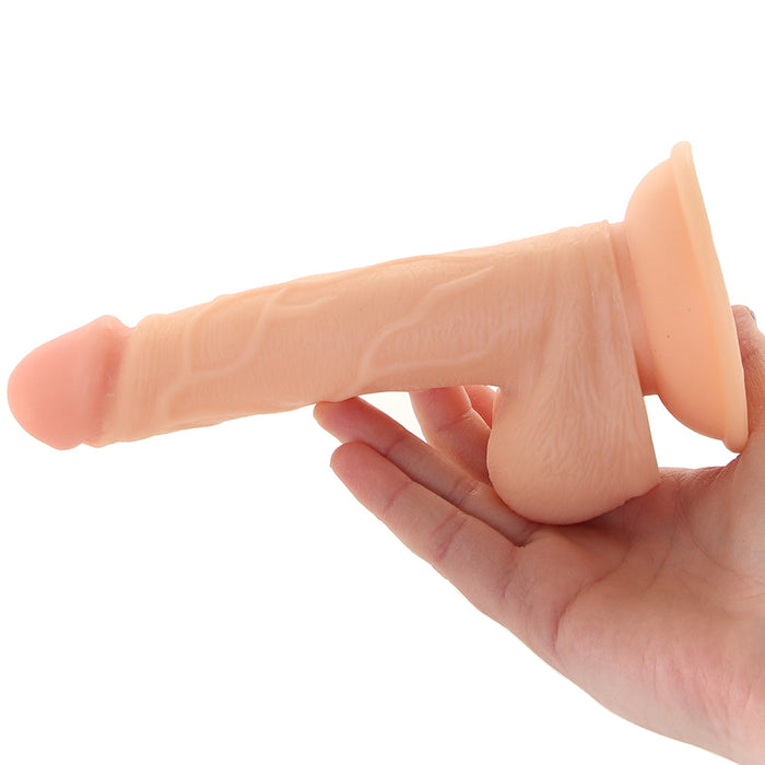 Pop Peckers 6.5 Inch  Ballsy Dildo in Light