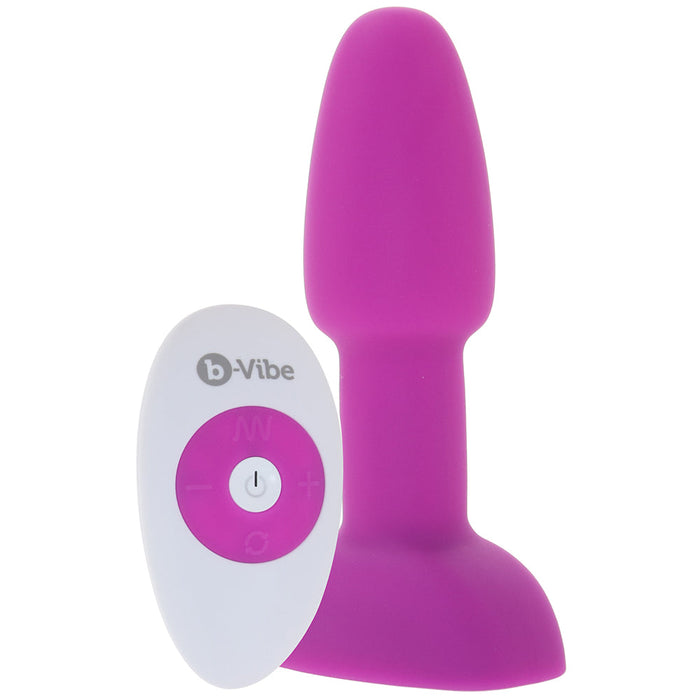 Rimming Petite Remote Rotating Plug in Fuchsia