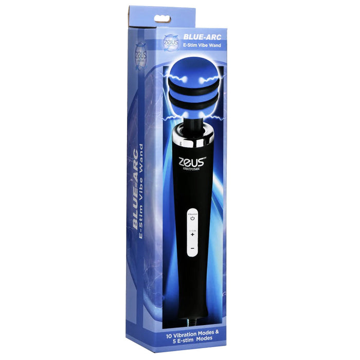 Zeus Blue Arc Plug In E-Stim Vibrating Wand