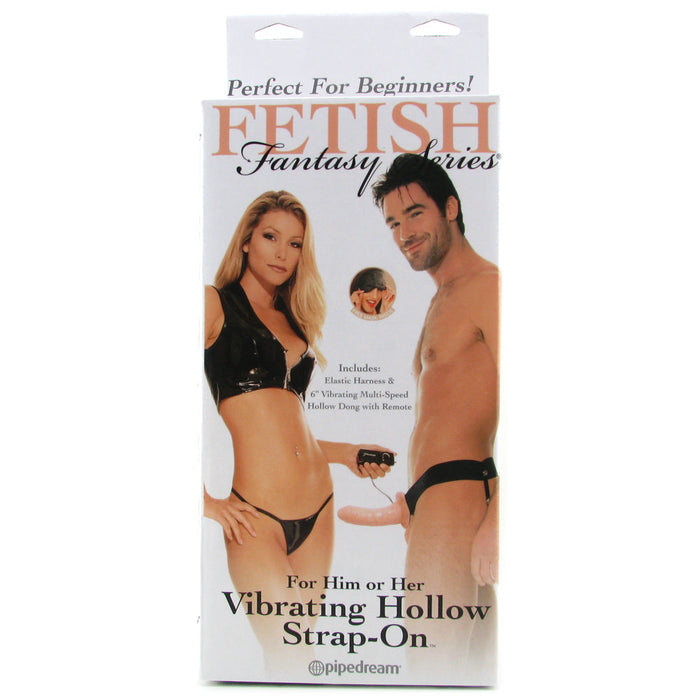 Fetish Fantasy Hollow Vibrating Strap-On