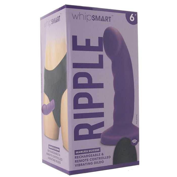 WhipSmart Ripple Remote 6 Inch Vibe in Purple