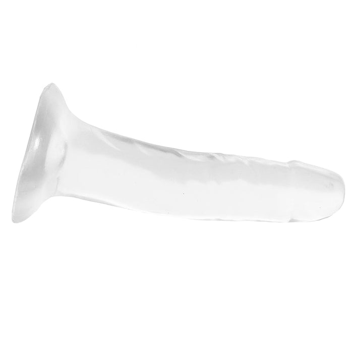 B Yours Plus Hard n’ Happy 5 Inch Jelly Dildo in Clear