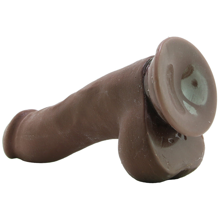 The Master D 7.5 Inch ULTRASKYN Ballsy Dildo in Chocolate